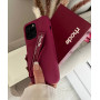 Брендовий рожевий чохол Rhode Lip Case Raspberry Jelly з блиском для iPhone 15 Pro Max