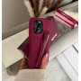 Брендовий рожевий чохол Rhode Lip Case Raspberry Jelly з блиском для iPhone 15 Pro Max