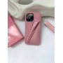 Стильний рожевий чохол Rhode Ribbon з блиском для губ на iPhone 15 Pro Max