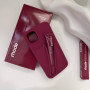 Бордовий чохол Rhode з блиском для губ Lip Case Raspberry Jelly на айфон 11 про макс