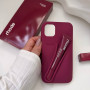 Чохол Rhode Raspberry Jelly  у бордовому кольорі на айфон 11