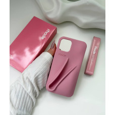 Чехол rhode на iPhone 12 розовый ribbon в оригинальной коробке без блеска для губ