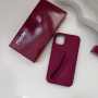 Бордовий чохол rhode на iPhone 12  lip Case Raspberry Jelly 