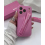 Розовый чехол RHODE SHORTCAKE с блеском для губ на iPhone 17 Pro — оригинальное качество