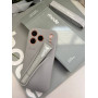 Сірий чохол RHODE з блиском для губ на iPhone 17 Pro — оригінальна якість