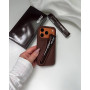 Стильний чохол Rhode Lip Case Espresso для iPhone 17 Pro Max