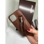 Купити чохол Rhode Fall Lip Case Espresso з блиском на айфон 12 про