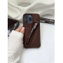 Чохол Rhode Espresso для iPhone 15 Pro Max з блиском для губ
