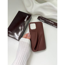 Чохол Rhode в коричневому кольорі без блиска для губ на iPhone 11 pro max Espresso