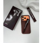 Стильний чохол Rhode Lip Case Espresso для iPhone 17 Pro Max