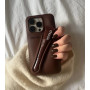 Чохол Rhode в коричневому кольорі без блиска для губ на iPhone 11 pro max Espresso