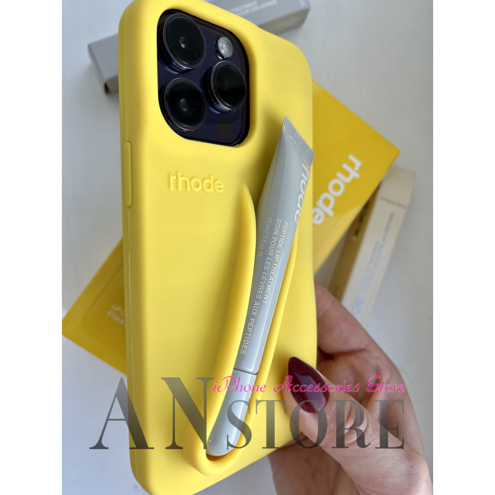 Оригинальный чехол Rhode Lemontini с блеском для губ на