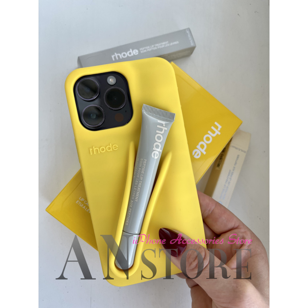 Оригинальный чехол Rhode Lemontini с блеском для губ на