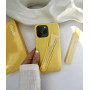 Rhode Lip Balm Case Lemontini – стильный желтый чехол с блеском для iPhone 15 Pro Max 