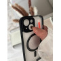 Чорний чохол для iPhone 12 з підтримкою MagSafe