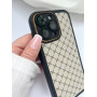 Модний брендовий чохол із бортиком для камери iPhone 13 Pro Max