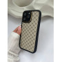 Модний брендовий чохол із бортиком для камери iPhone 13 Pro Max