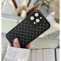 Брендовий чорний чохол з захисним склом на камері для iPhone 14 Pro