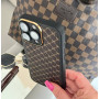 Чехол для iPhone 15 Pro Max в стиле Louis Vuitton Damier Brown