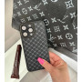 Чехол в клетку "Damier Beige" для iPhone 13 Pro Max (в стиле Louis Vuitton)