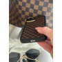 Чохол для iPhone 13 "LV Style"в стилі Louis Vuitton  з золотою оправою