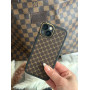 Чохол для iPhone 13 "LV Style"в стилі Louis Vuitton  з золотою оправою