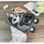Чохол панда з вушками для iPhone 14 pro max – Милий 3D Дизайн