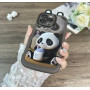 Чохол панда з вушками для iPhone 14 pro max – Милий 3D Дизайн