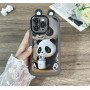 Чохол панда з вушками для iPhone 14 pro max – Милий 3D Дизайн