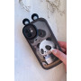 Чохол панда з вушками для iPhone 14 pro max – Милий 3D Дизайн