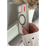Сірий чохол MagSafe для iPhone 13 pro max