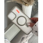 Сірий чохол MagSafe для iPhone 13 pro max