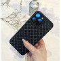 Брендовый чехол с защитным стеклом на камере на iPhone 14 pro в черном цвете.