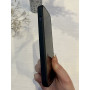Брендовый чехол с защитным стеклом на камере на iPhone 14 pro в черном цвете.