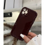 Чохол на iPhone 11 pro max зі складками хвилястий яскравий червоний винний бордовий  висококласний модний 
